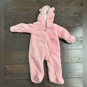 Carter's Baby Sherpa Hooded Long-Sleeve Jumpsuit Snow Suit
